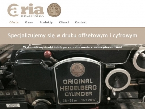 Drukarnia Aria - sztancowanie, personalizacja i inne.