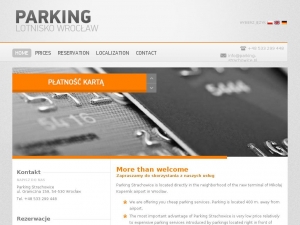 Parking przy lotnisku Wrocław w Strachowicach